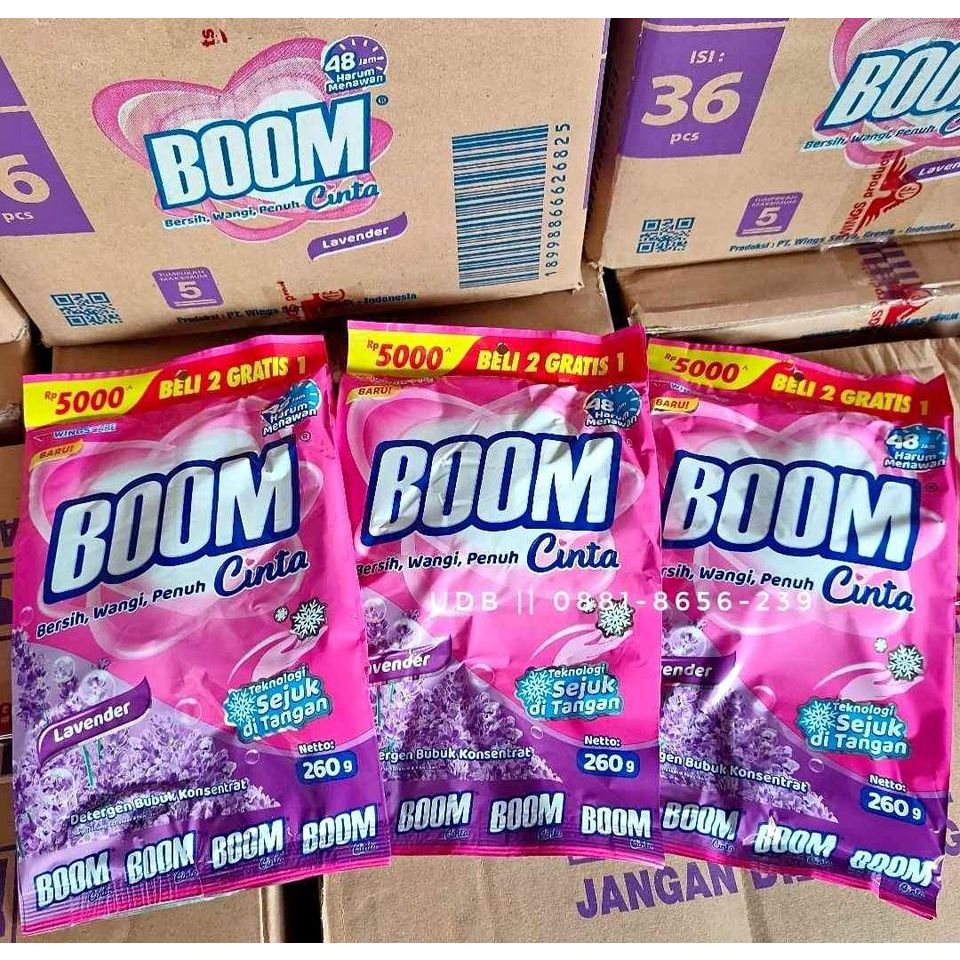 PAKET 9 PCS Detergen BOOM 225 gram