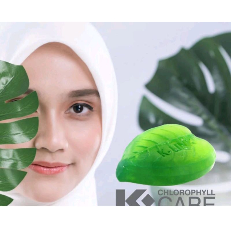 K-Care chloropyll transparan soap.