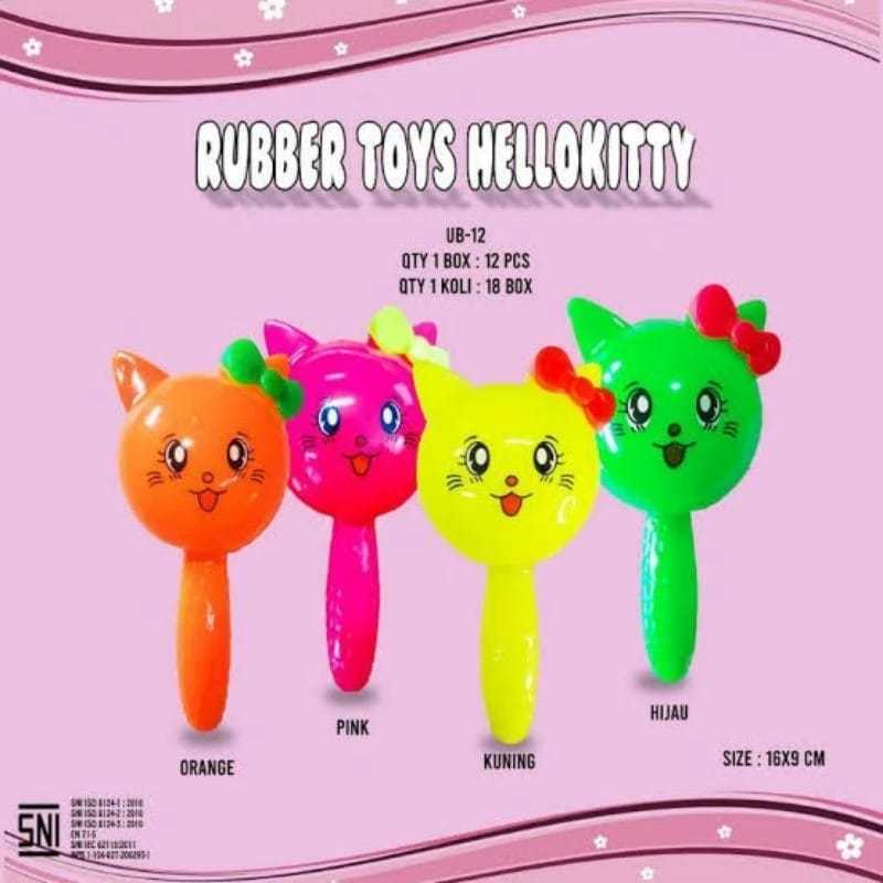 boneka pegangan lampu rubber stick