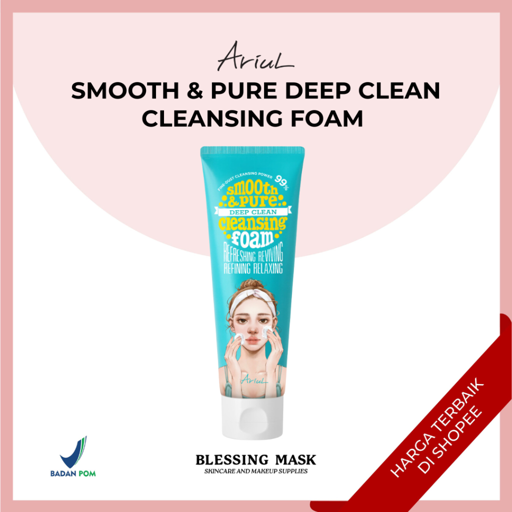 Ariul Smooth & Pure Cleansing Foam - 80gr