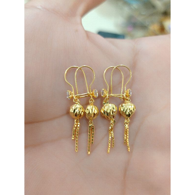 ANTING DEWASA PERAK 925 LAPIS MAS