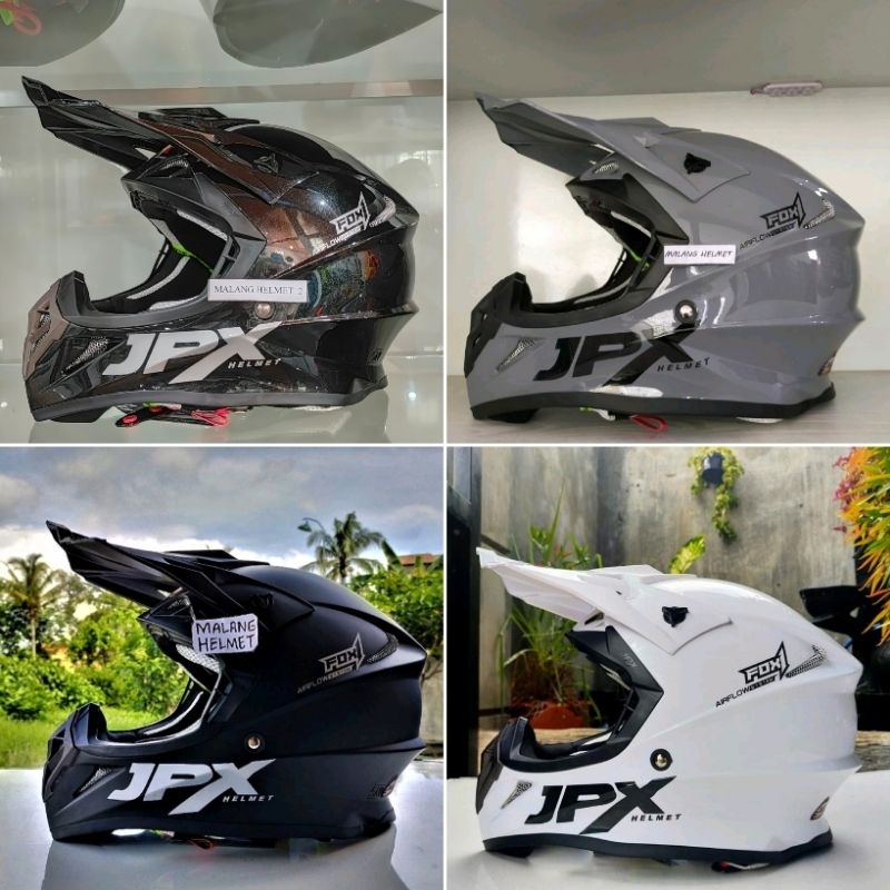 Helm Cross JPX Solid  (ongkir termurah 2 kg)