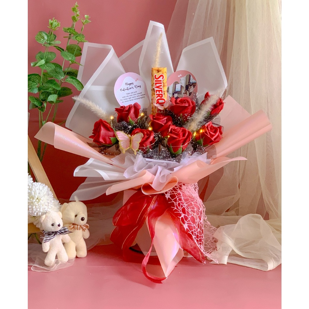 Buket Bunga Sabun Flannery Rose