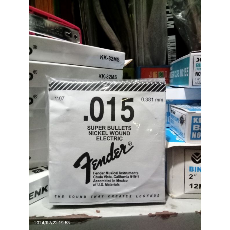 senar gitar fender 1 pcs