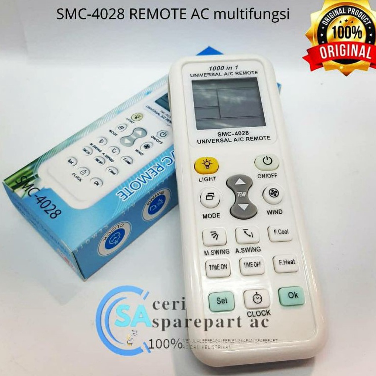 Remote AC UNIVERSAL multi remot control ac AC remote  Harga Termurah