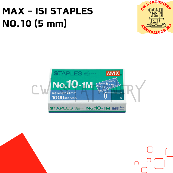 Max - Isi Stapler / Staples no 10