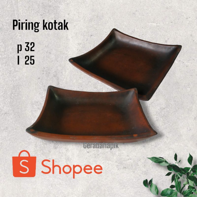 Piring Kotak Piring Persegi