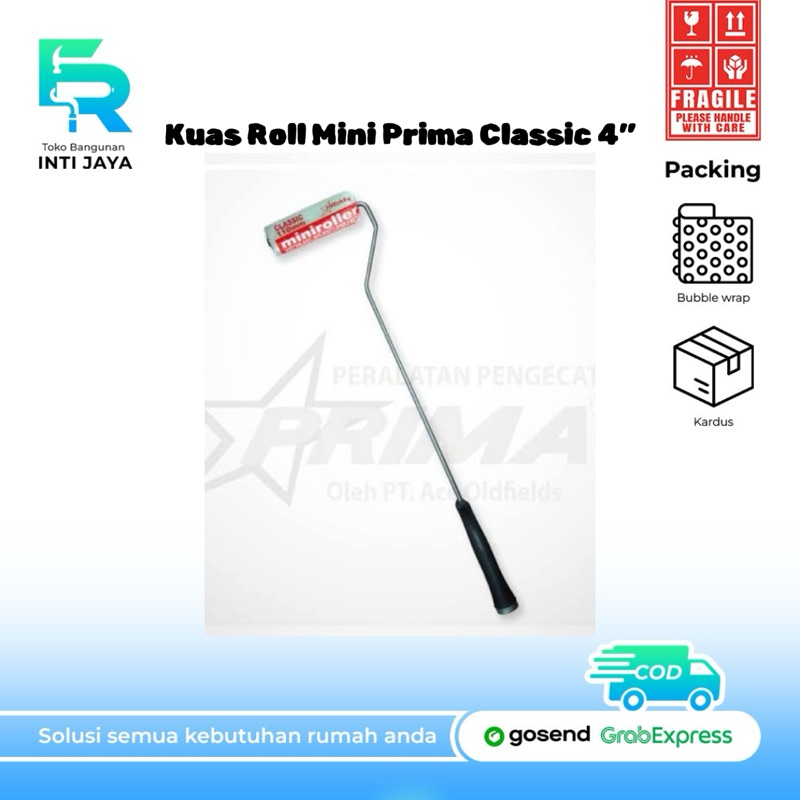 Kuas Roll Prima Classic Mini 4”