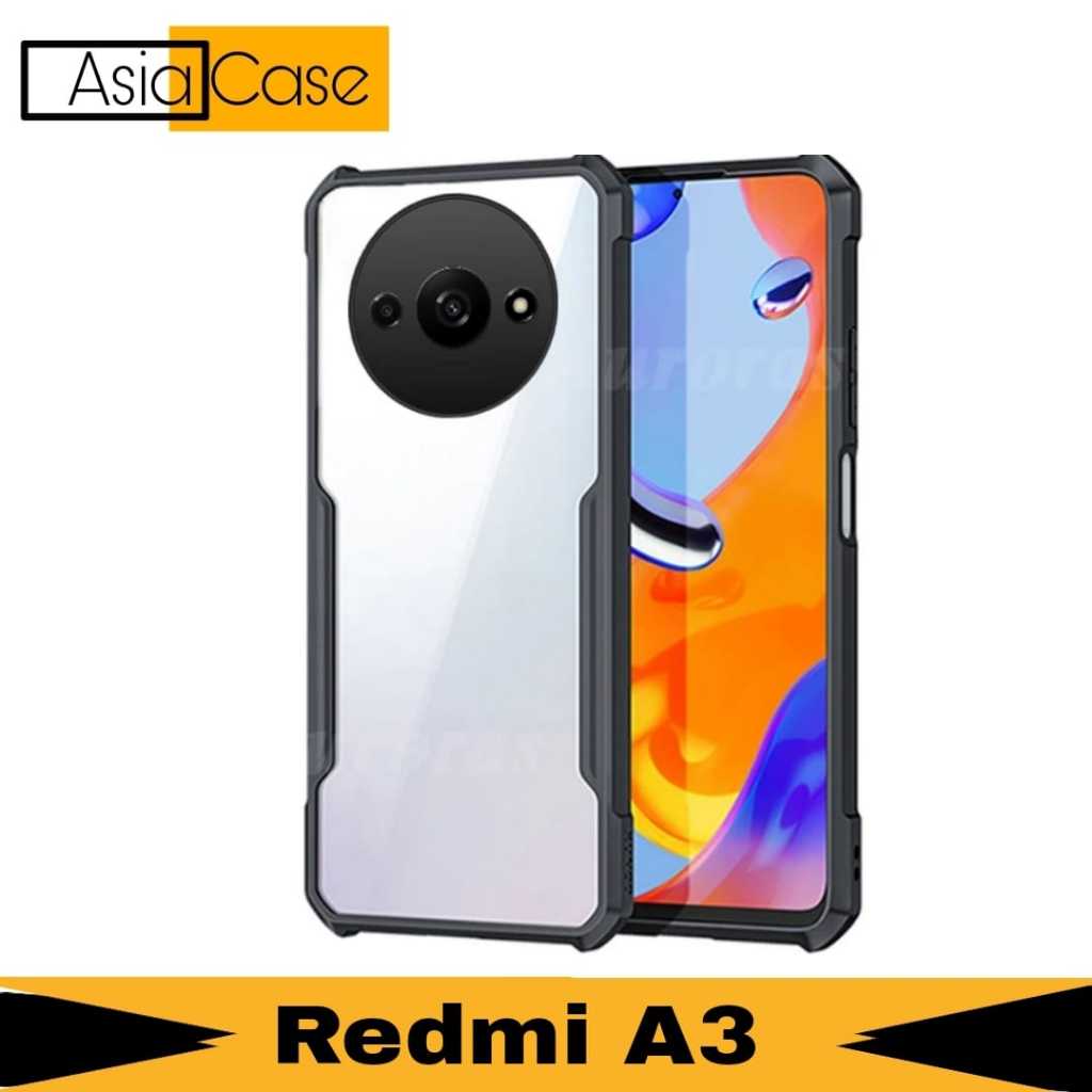 Case Redmi A3 Softcase Transparan Clear  Back Cover