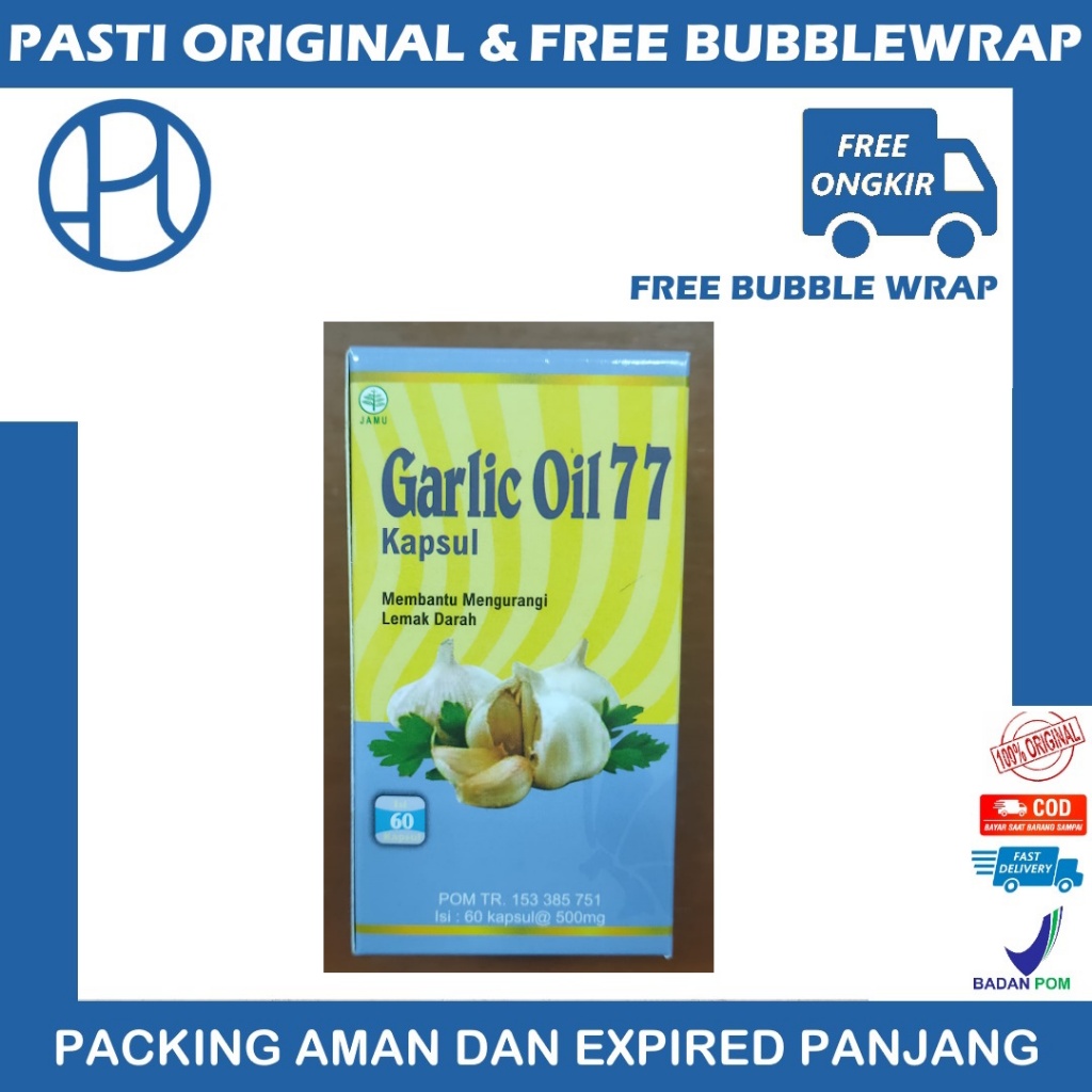 GARLIC OIL 77 BOTOL 60 KAPSUL