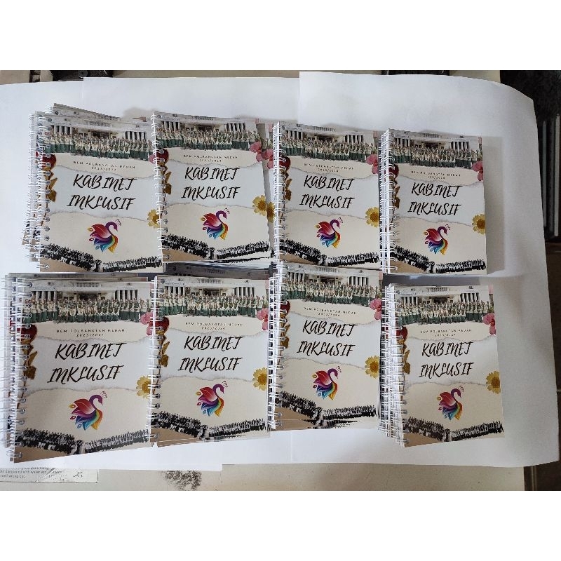 Print Cetak Block Notes Custom Laminating Cover Ukuran A6