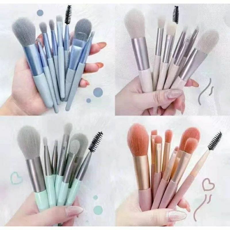 set kuas make up mini travle makeup brush
