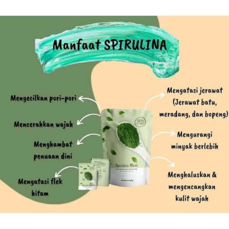 MASKER WAJAH SPIRULINA