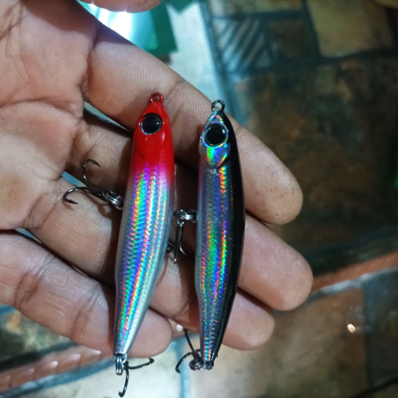 umpan pancing casting flutter stick singking 3gr,5gr, 8gr