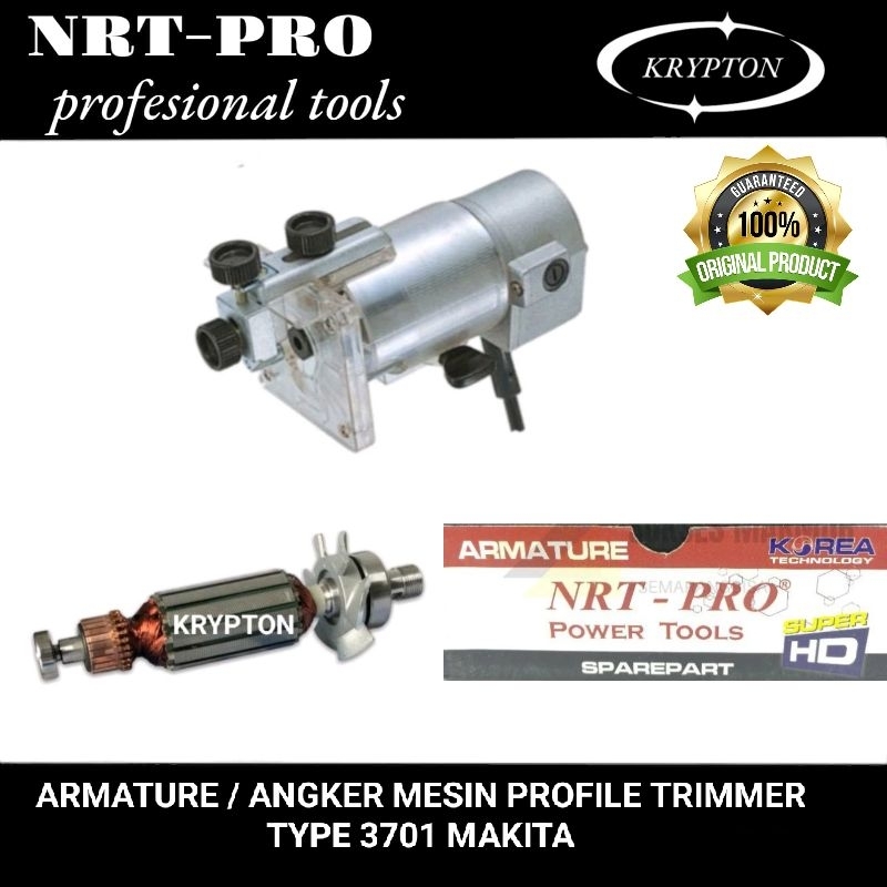 ARMATURE TRIMER / PROFILE TYPE 3701 NRT PRO ORIGINAL PART