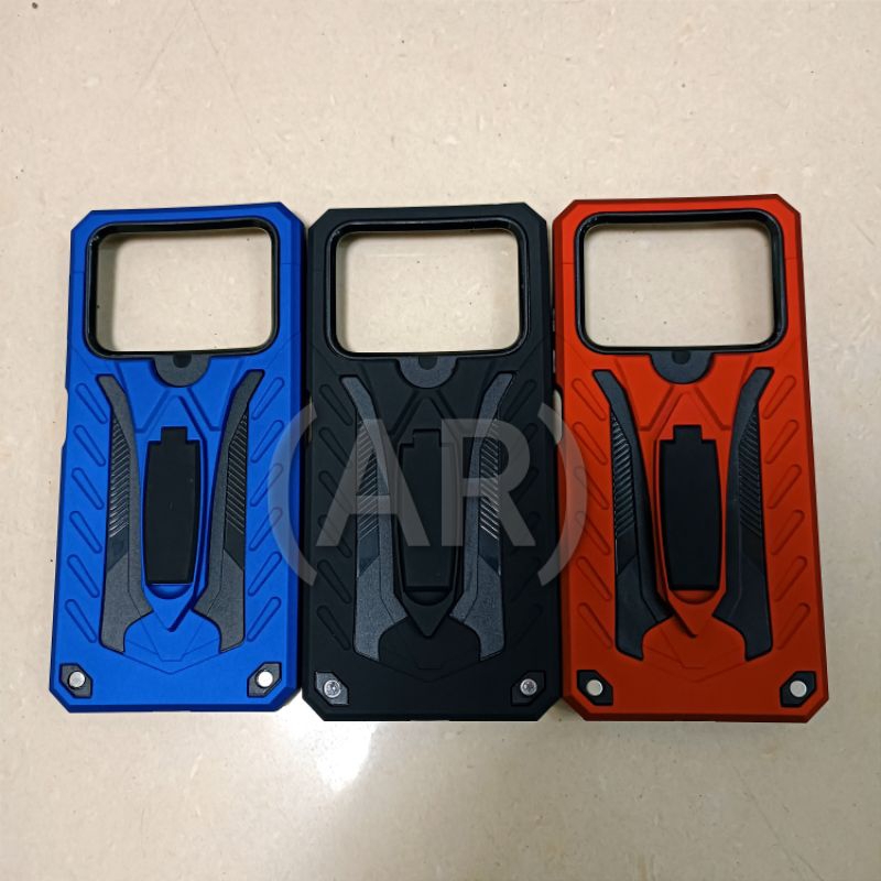 Casing Poco M4 Pro 4G Case Standing Tebal