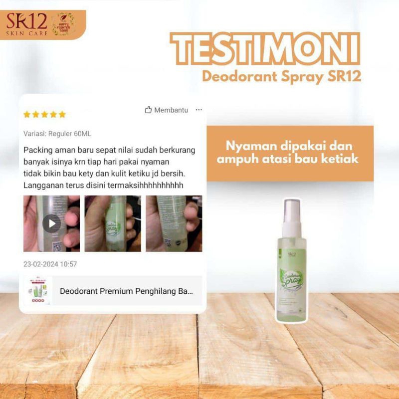 Deodorant spray SR 12
