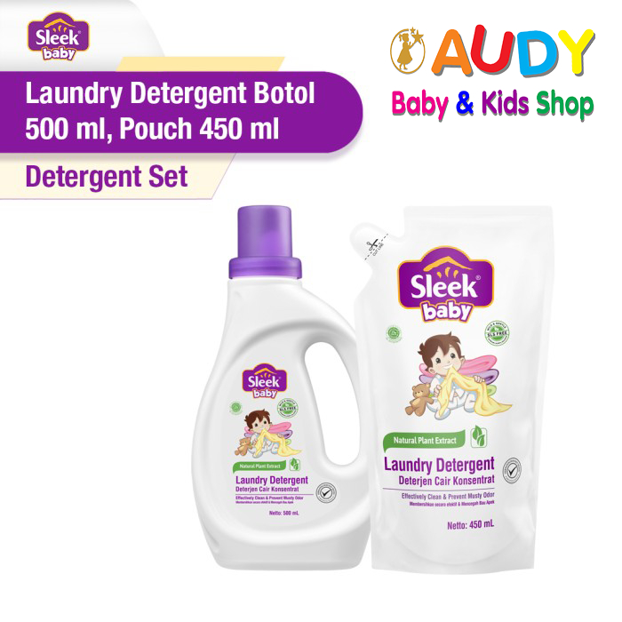 SLEEK LAUNDRY DETERGENT 450ML, 500ML