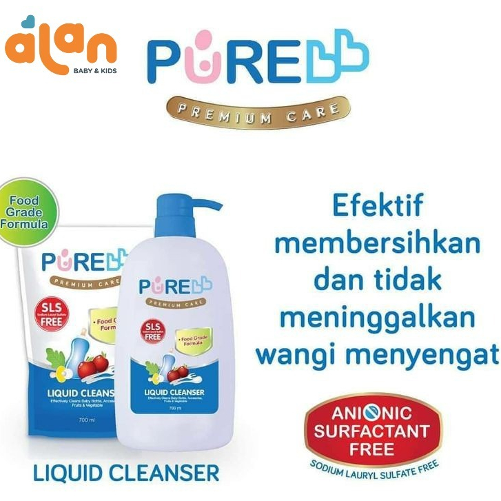 Pure BB Liquid Cleanser Refill & Botol 700ml