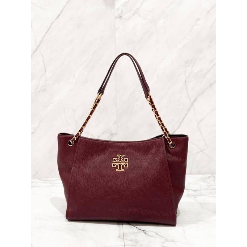 TORY BURCH BRITTEN SLOUCHY SMALL TOTE ORIGINAL