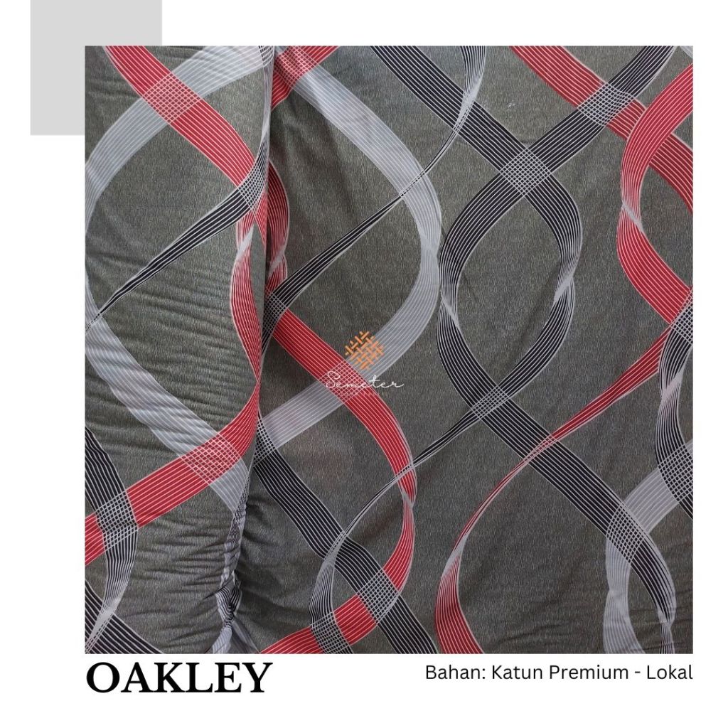Kain Meteran Motif Oaklay
