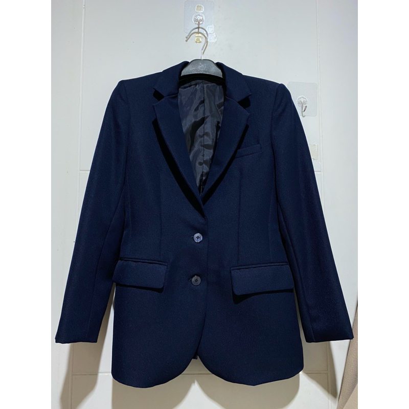 Navy Blazer Wanita