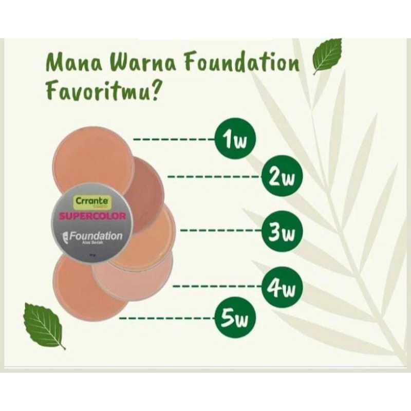 CRRANTE SUPERCOLOR FOUNDATION