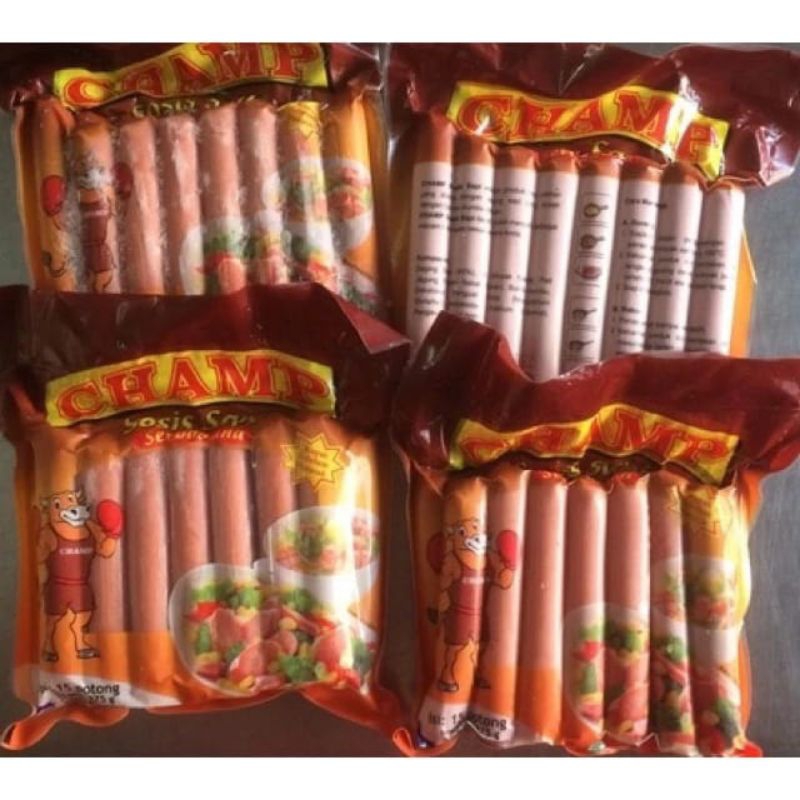 Cham sosis sapi, sosis ayam