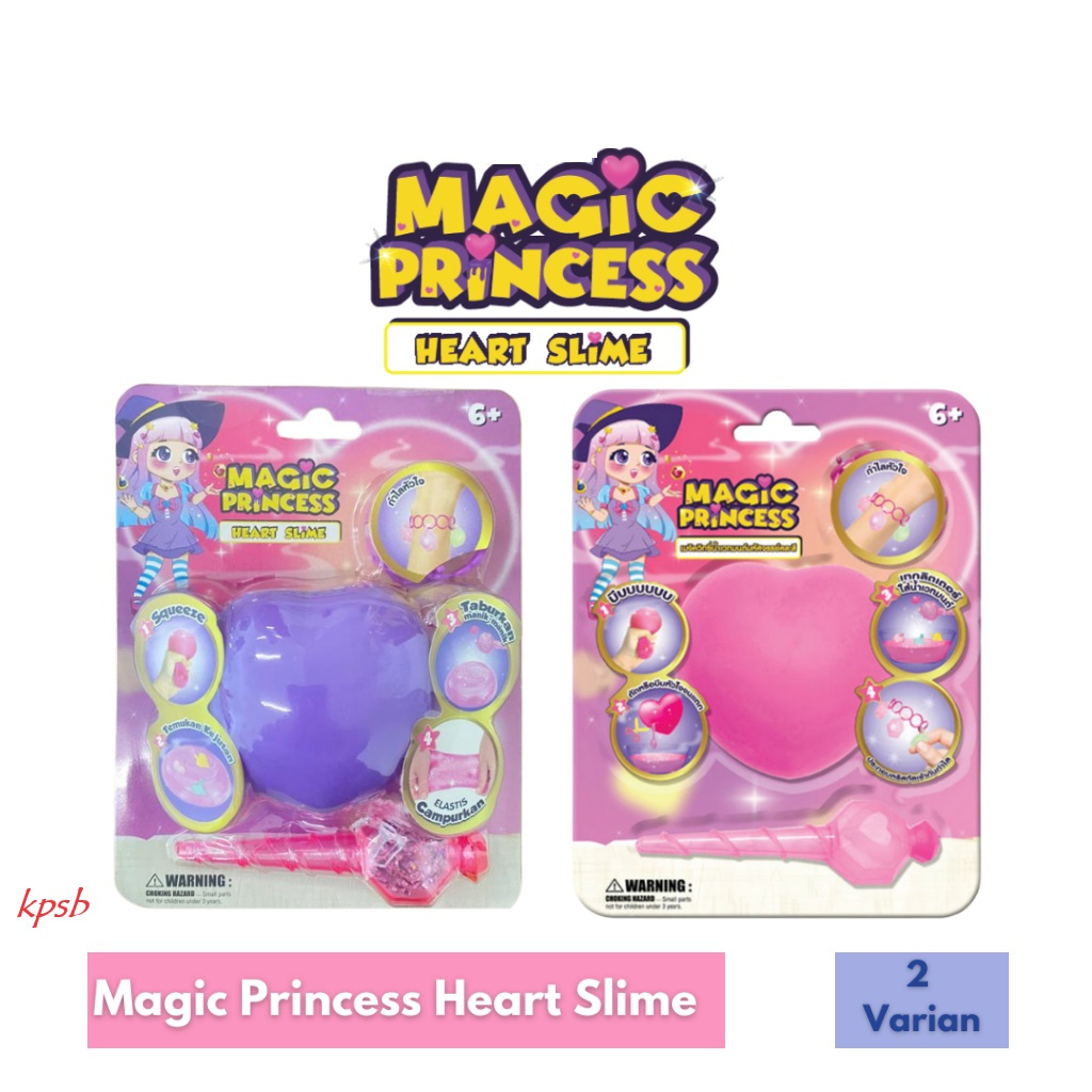 The Fun Play Magic Princess Heart Slime Random/Acak