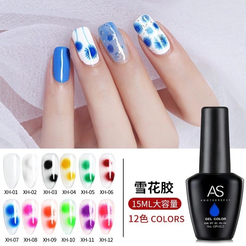 AS.Code XH Nail Gel Polish Satuan 15ml