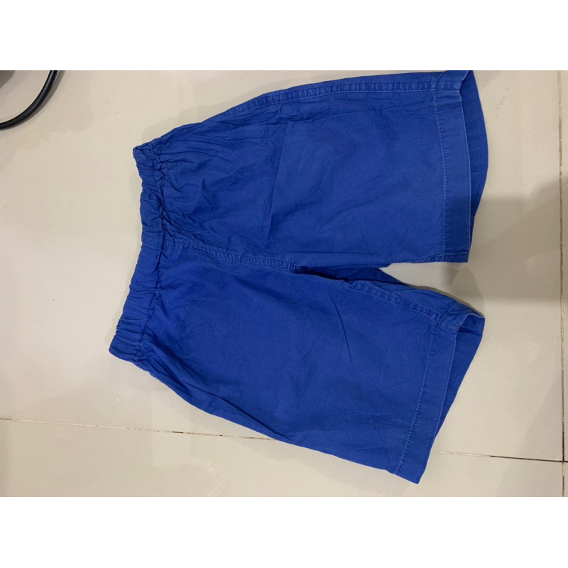 celana pendek anak biru
