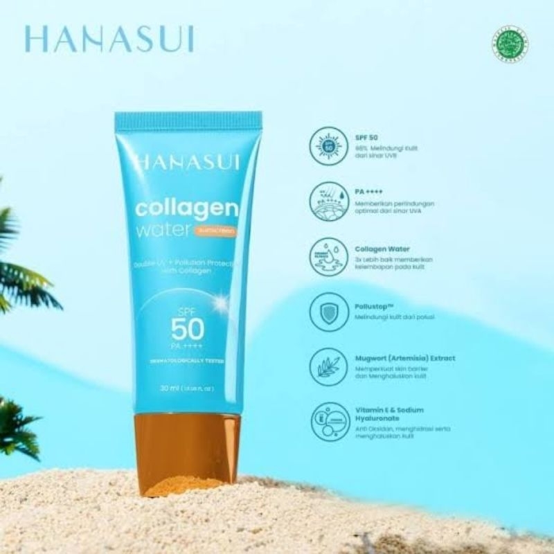 hanasui collagen sunscreen spf50