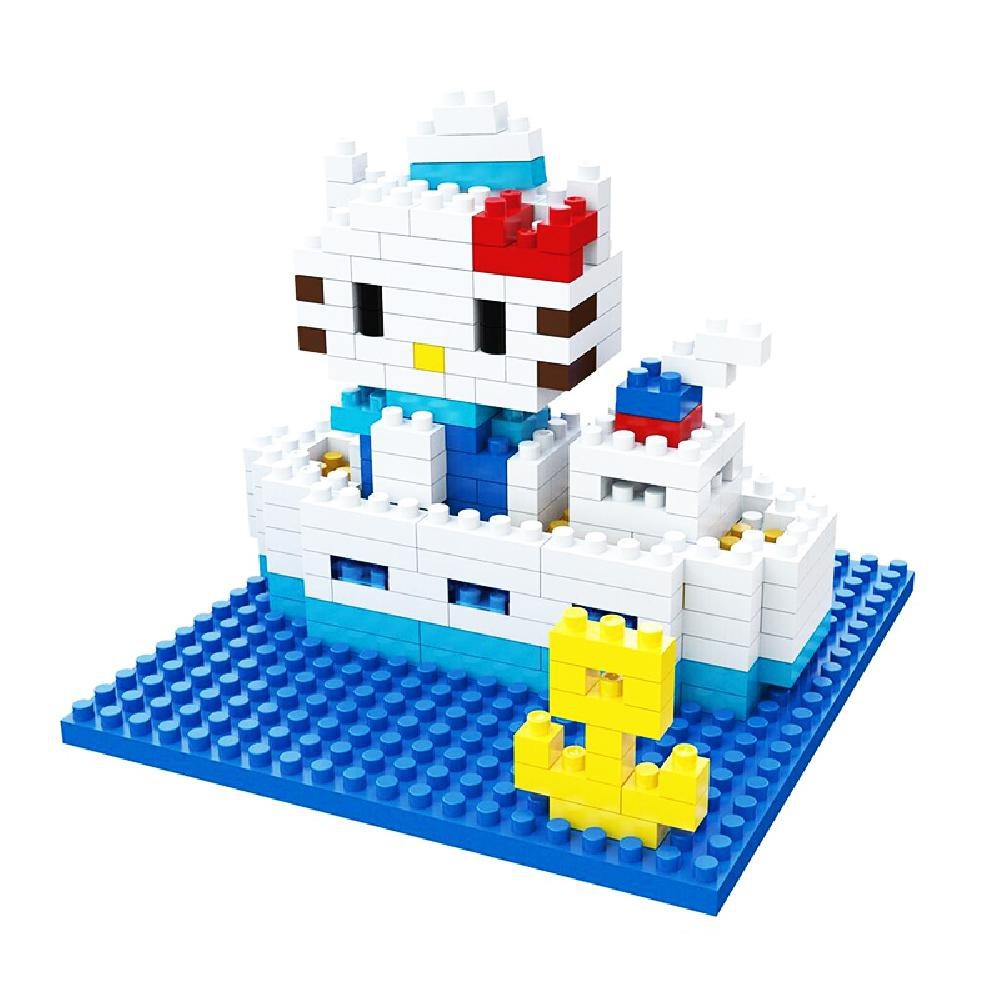 MAINAN EDUKASI BRICKS WEAGLE 2249 HELLO KITTY  208PC