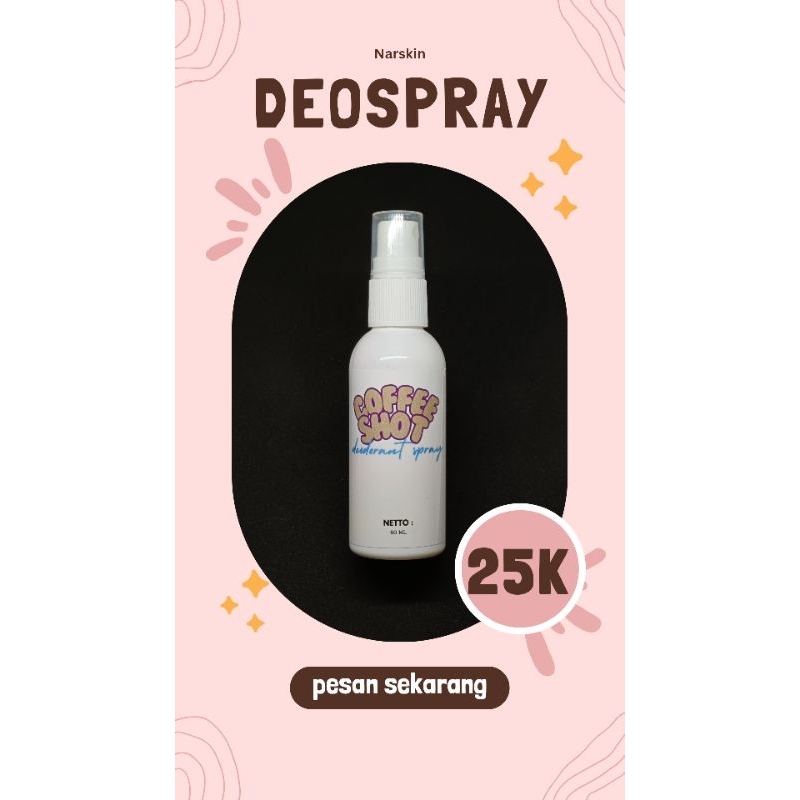 Deodorant Spray CoffeeShot Narskin