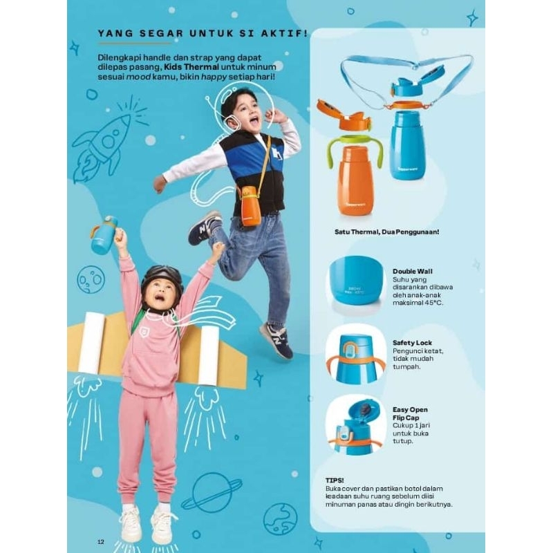 KIDS THERMAL BOTTLE|TUPPERWARE