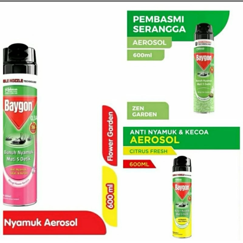 BAYGON SEMPROT CITRUS 600ml