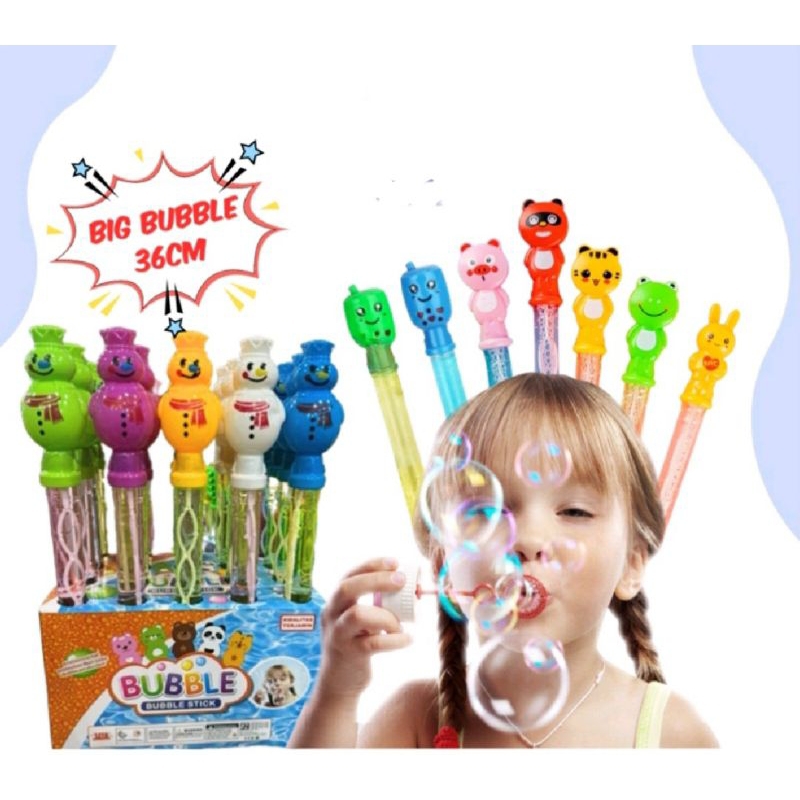 Mainan gelembung bubble stik jumbo 36cm