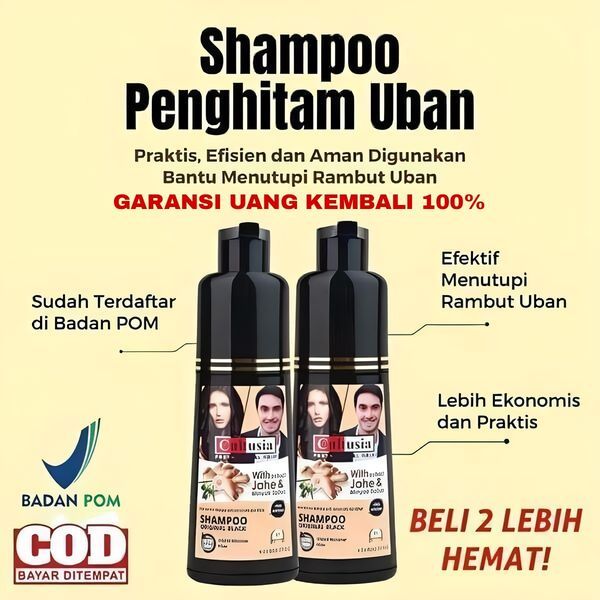 Shampoo Penghitam Uban Original