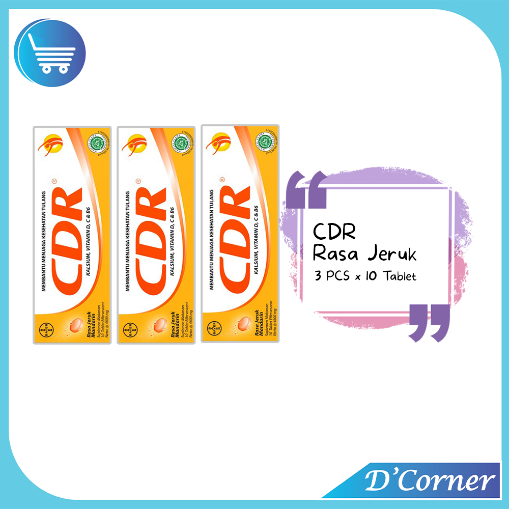 Bundling CDR 10 Tablet 3 PCS