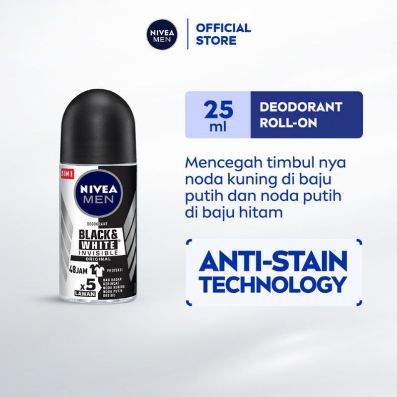 Nivea Deodorant Roll On 25ml