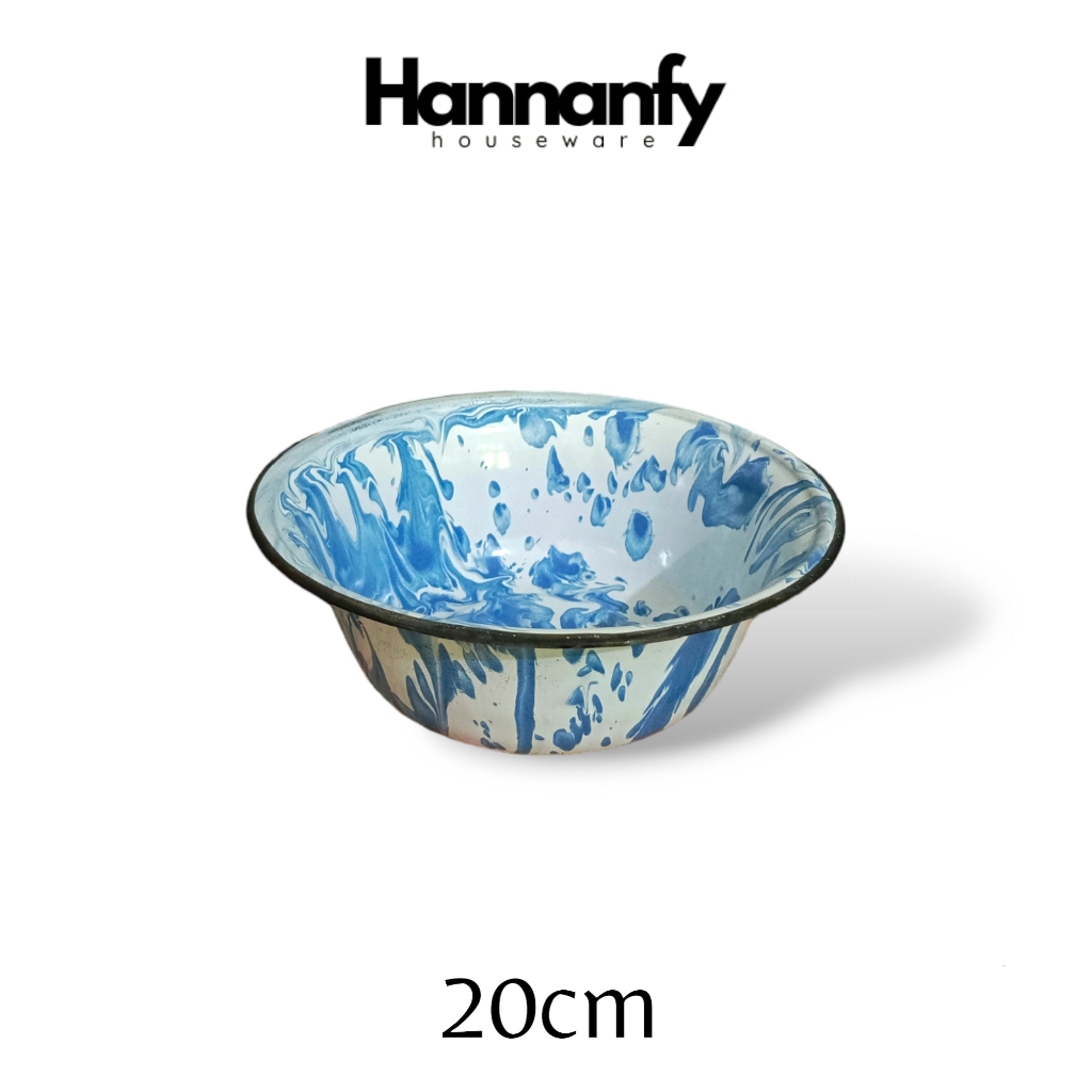 Baskom Wadah Enamel 20cm
