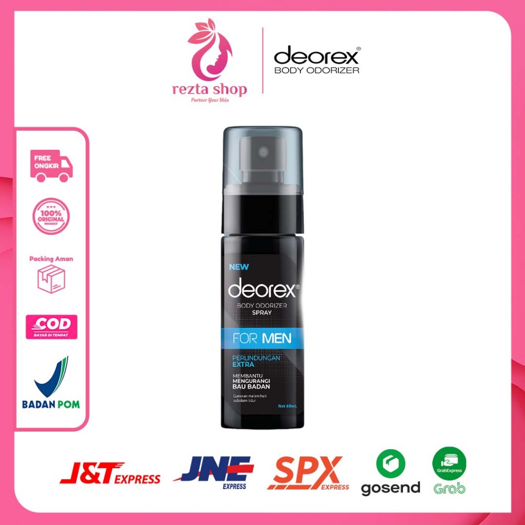 DEOREX Body Odorizer Spray 60 ml | For Men