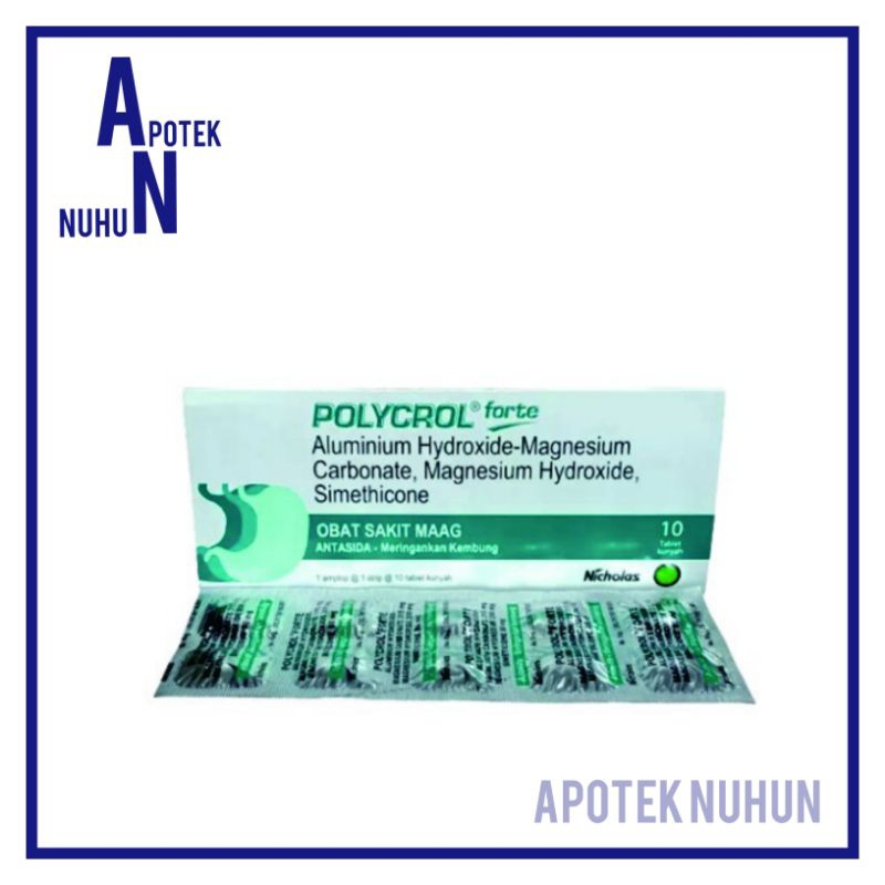 Polycrol Forte Strip 10 Tablet