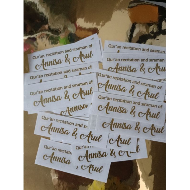 cutting sticker souvenir