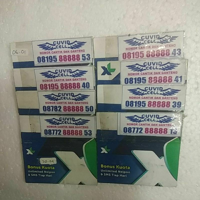 Nomor cantik ganteng 88888