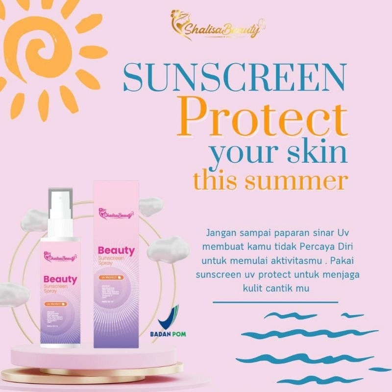 Shalisabeauty Sunscreen Spray Bpom