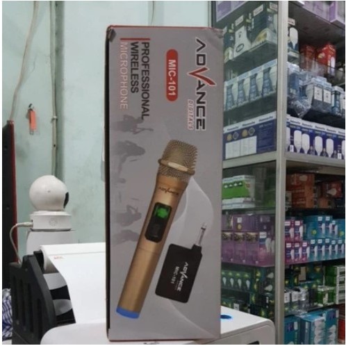 mic wireless single advance 101 microphone advance 101