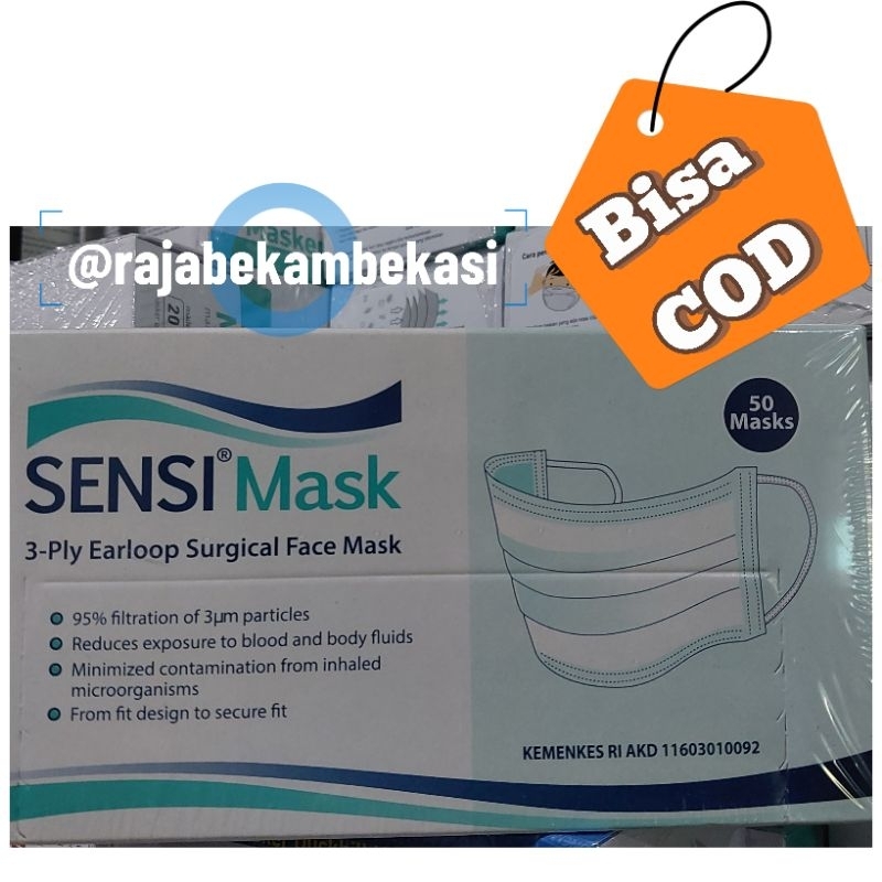 Masker SENSI EARLOOP isi 50