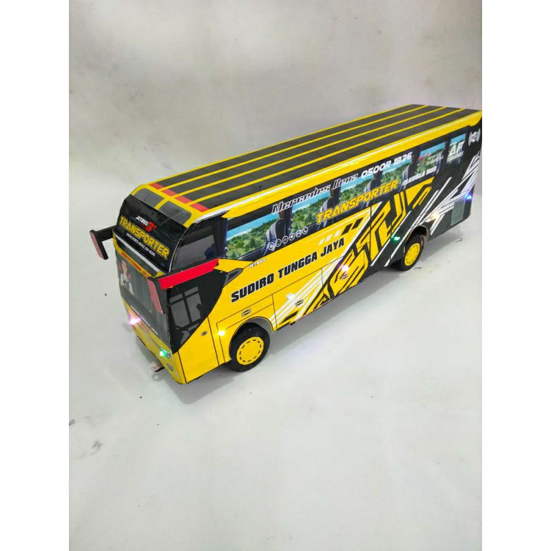 mainan bus telolet basuri full lampu