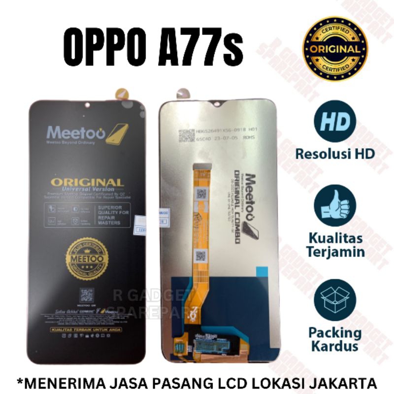 LCD TOUCHSCREEN OPPO A77S ORIGINAL MEETOO QUALITY LCD FULLSET